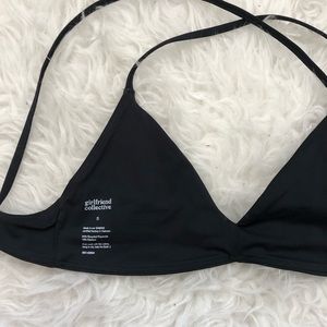 Girlfriend Collective Black Swimsuit Top